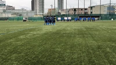 試合前の様子